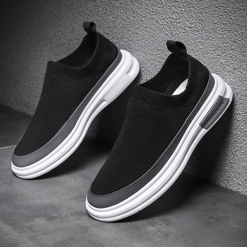Damen Elastische Slip-On Sneakers mit bequemer Sohle R&B