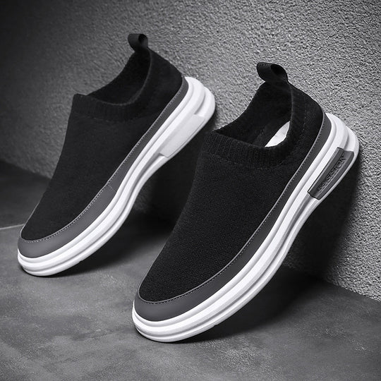 Damen Elastische Slip-On Sneakers mit bequemer Sohle R&B
