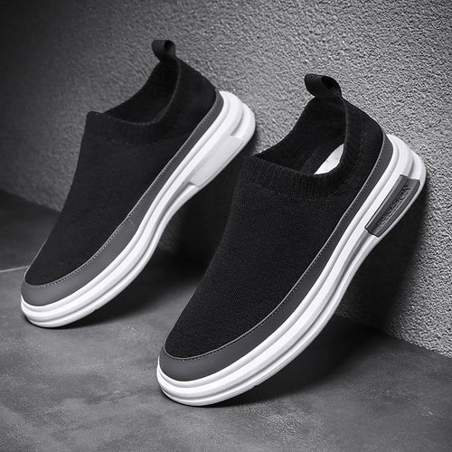 Damen Elastische Slip-On Sneakers mit bequemer Sohle R&B
