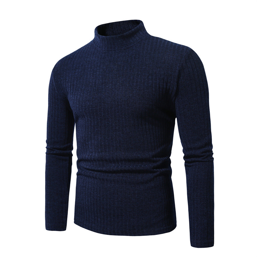 Herren feinstrickender Rollkragenpullover R&B