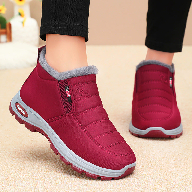 Damen wetterfeste ankle boots mit warmem Futter R&B
