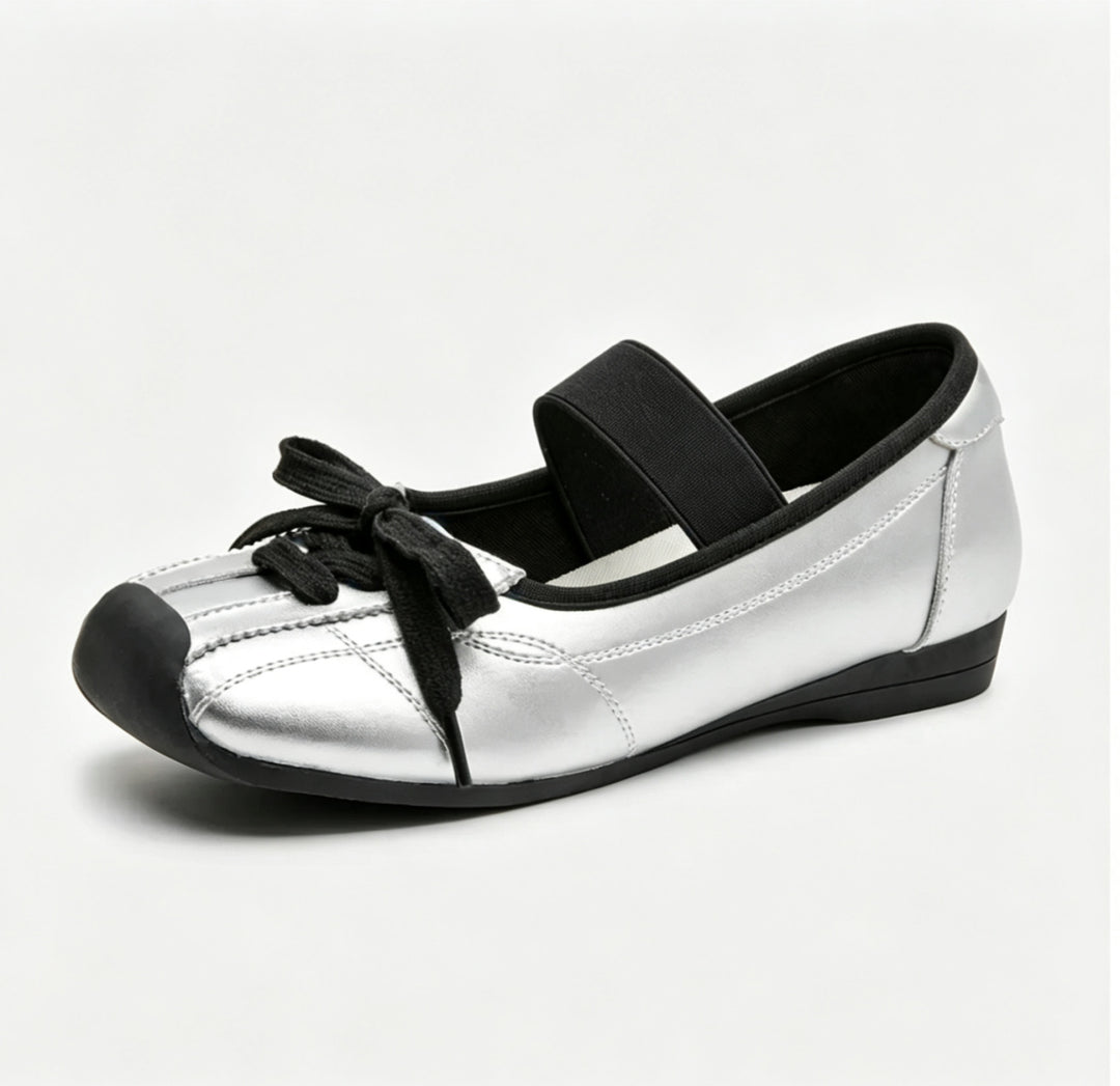 Damen sportliche Sneakers mit verstellbarem Riemen R&B