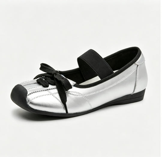 Damen sportliche Sneakers mit verstellbarem Riemen R&B