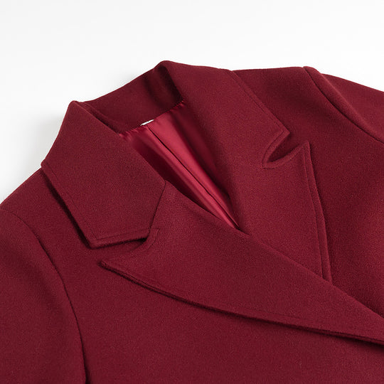 Damen eleganter Doppelreiher-Mantel R&B