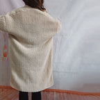 R&B | Einfarbige Strickjacke