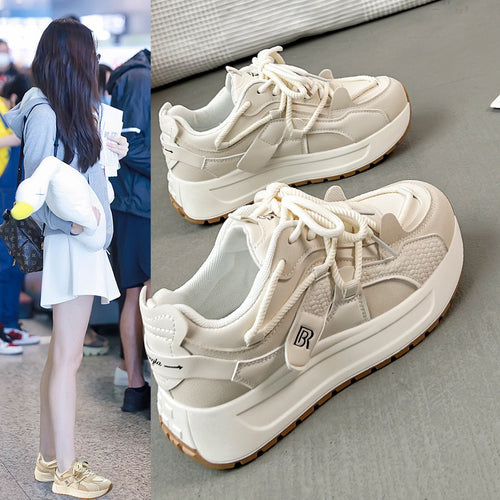 Damen Sportliche Sneakers mit atmungsaktiver Mesh-Oberfläche und dämpfendem Komfort R&B