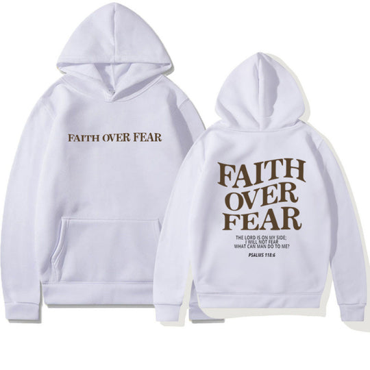 Damen Kapuzenpullover mit inspirierendem Schriftzug und hochwertiger Baumwolle R&B
