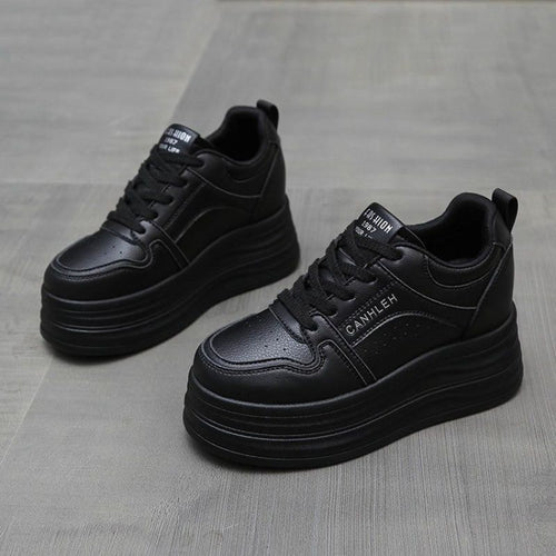 Damen modische Plateau Sneakers R&B