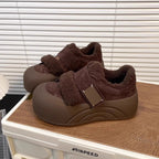 Damen Plüschgefütterte Slip-On Sneakers R&B