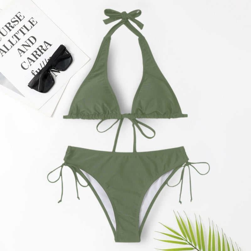 Damen Triangel-Bikini mit verstellbaren Trägern R&B