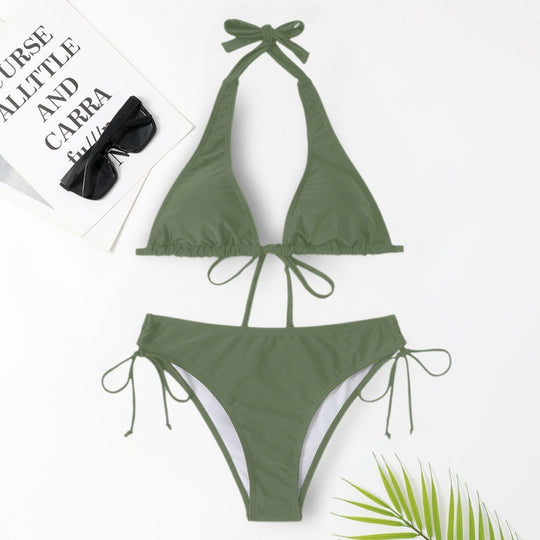 Damen Triangel-Bikini mit verstellbaren Trägern R&B