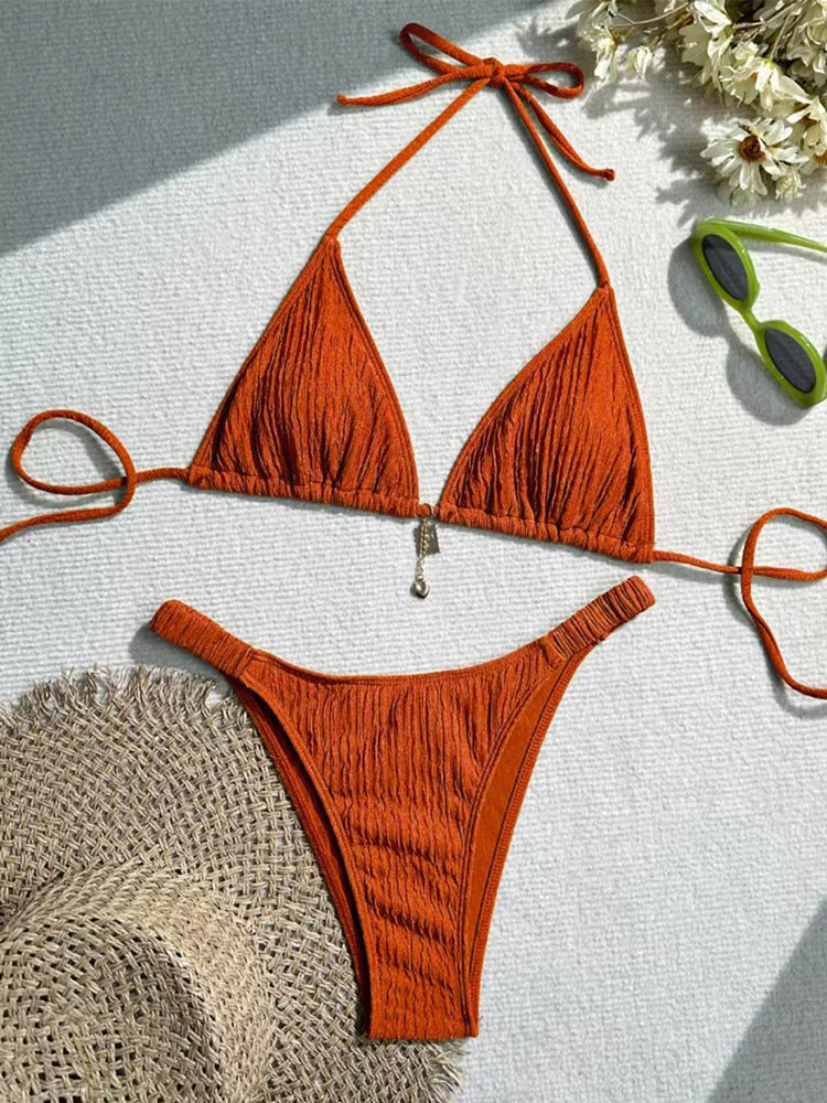 Damen Triangel-Bikini mit raffinierten Rüschen R&B