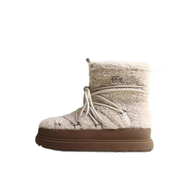 Damen Winterboots mit kuscheligem Innenfutter und rutschfester Sohle R&B