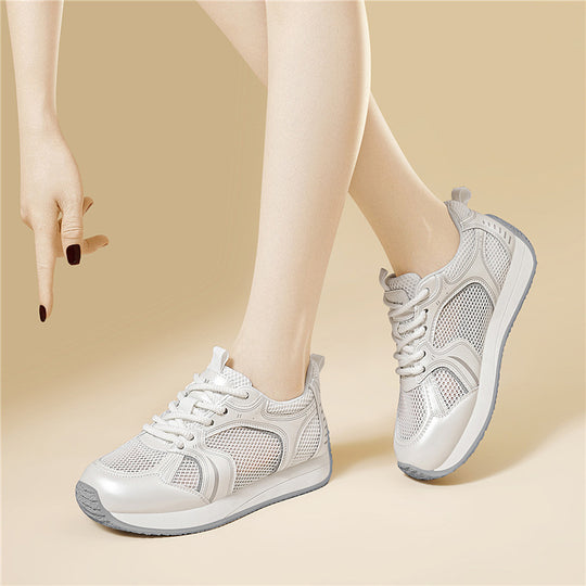 Damen Atmungsaktive Freizeitsneaker mit stoßdämpfender Sohle R&B