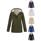 Damen Funktionale Winterjacke mit Fleece-Futter und Kapuze R&B