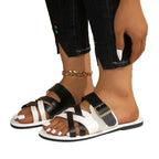 Damen Komfortable Riemchensandalen mit verstellbarem Schnallenverschluss R&B