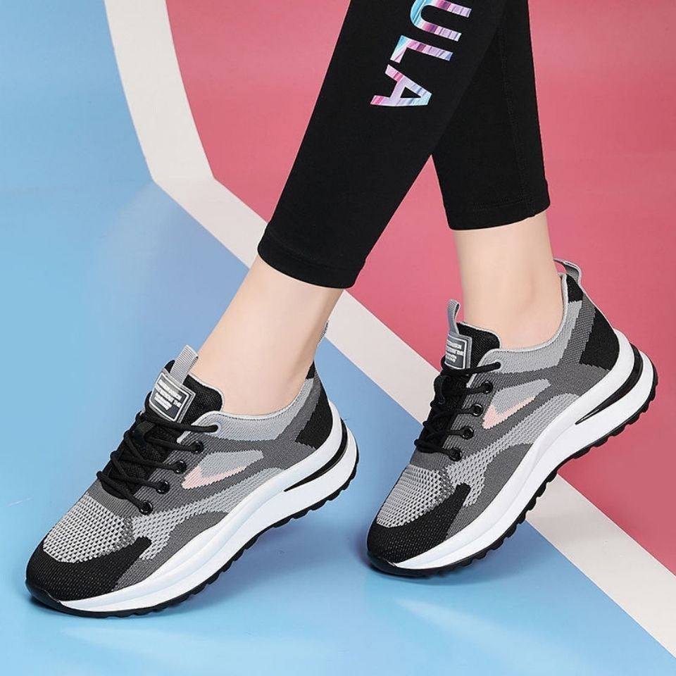Damen Innovative Freizeit Sneakers mit hochelastischem Obermaterial und rutschfester Sohle R&B