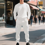 Herren lässiges Sweatshirt und Cargohose Set R&B