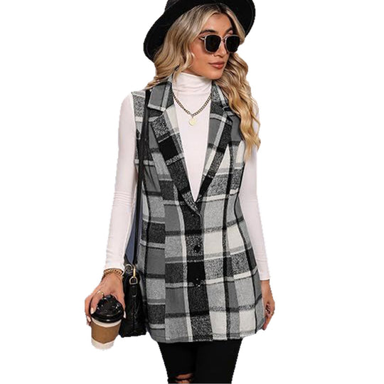 Damen modischer Langblazer R&B