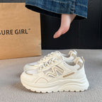 Damen Sportliche Chunky Sneakers mit atmungsaktivem Obermaterial und robustem Profil R&B