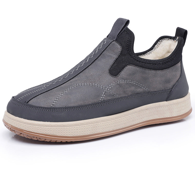Damen Bequeme und stylische Warmfutter Slip-On Schuhe R&B