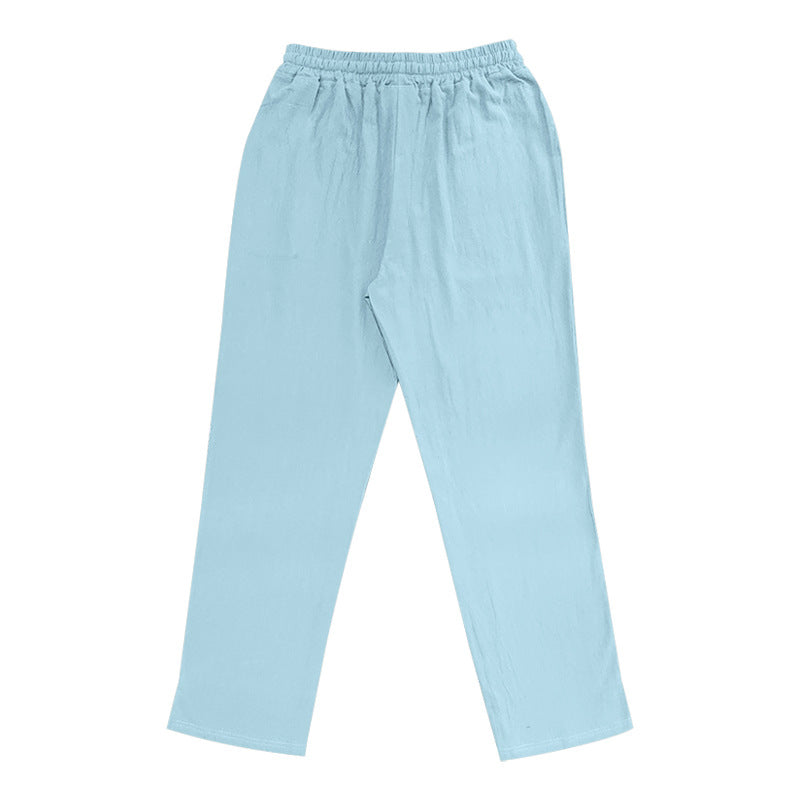 Herren Bequeme Strandhose mit elastischem Bund und seitlichen Taschen R&B