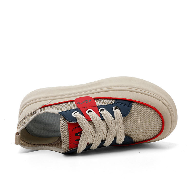 Damen Sportliche Sneakers mit atmungsaktiver Mesh-Oberfläche und dämpfender Laufsohle R&B