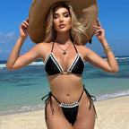 Damen Triangel-Bikini mit raffinierten Spitzendetails R&B