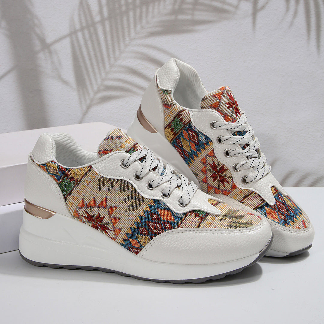 Damen Sportliche Sneakers mit kunstvoller Mustervariation und komfortabler Dämpfung R&B