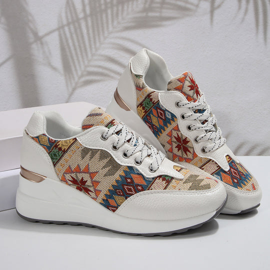 Damen Sportliche Sneakers mit kunstvoller Mustervariation und komfortabler Dämpfung R&B