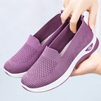 Damen Leichte Slip-On Freizeitschuhe mit atmungsaktivem Mesh-Obermaterial R&B