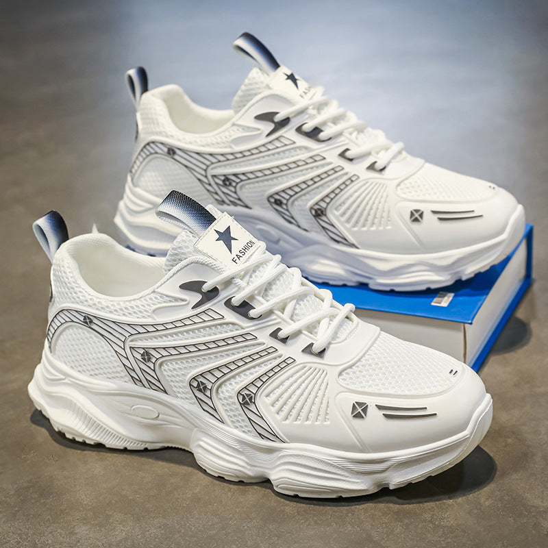 Damen Sportliche Dämpfung Sneakers mit atmungsaktiver Mesh-Oberfläche