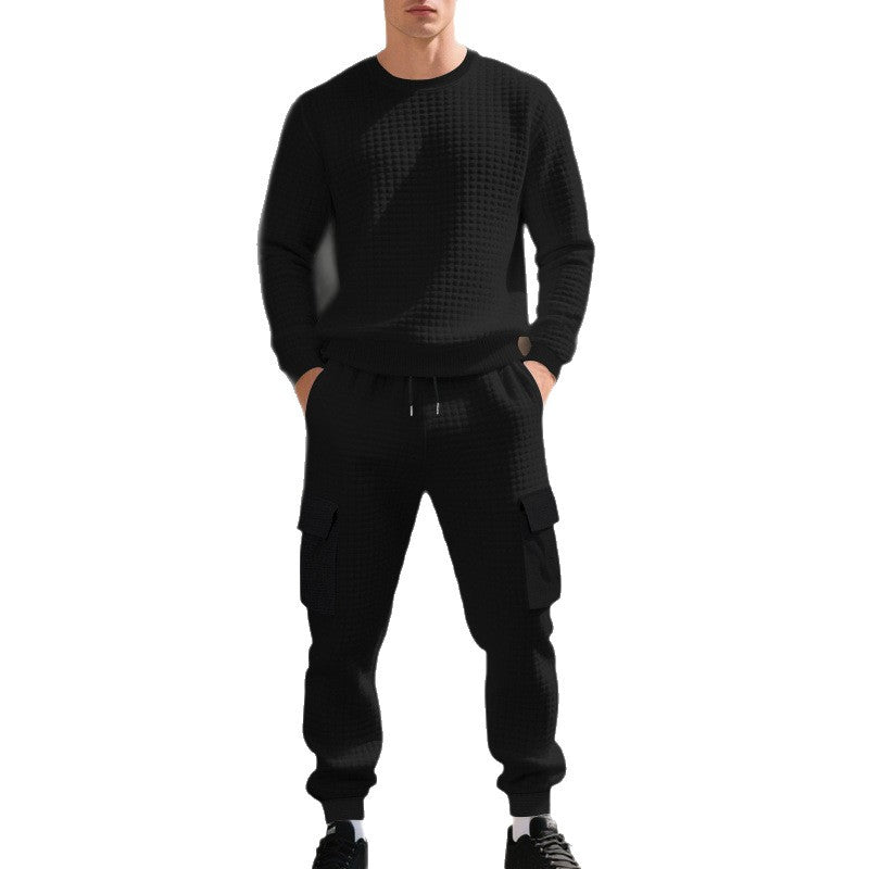 Herren lässiges Sweatshirt und Cargohose Set R&B