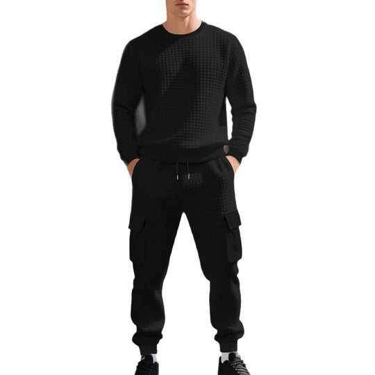 Herren lässiges Sweatshirt und Cargohose Set R&B