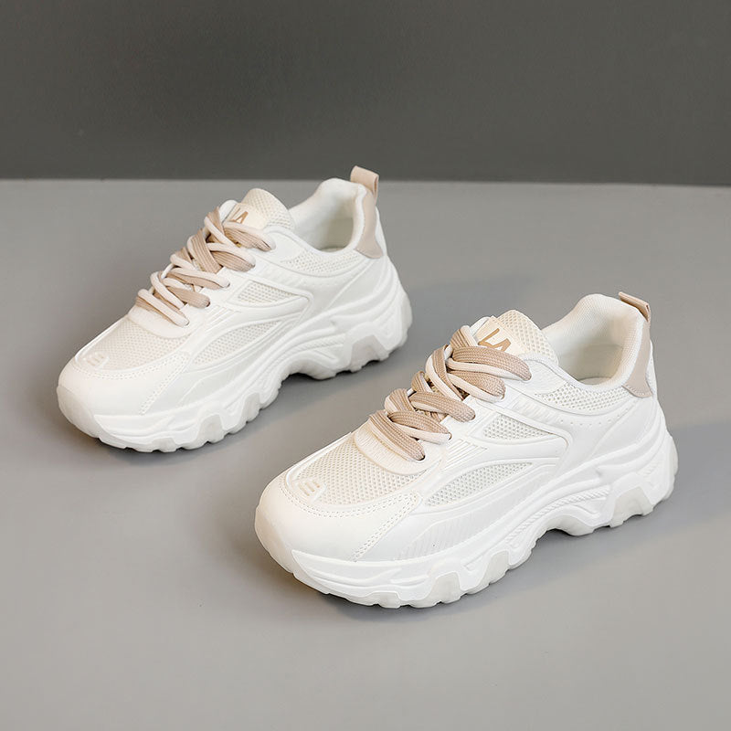 Damen modische Sneakers mit atmungsaktiver Mesh-Oberfläche und rutschfester Sohle R&B