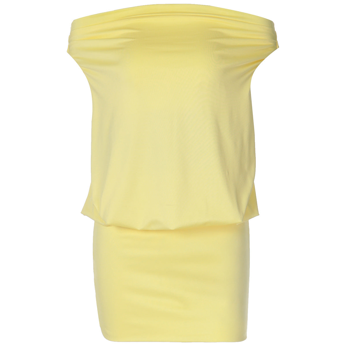 Damen Off-Shoulder Minikleid mit fließendem Design R&B