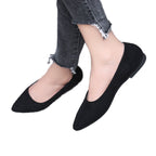 Damen Elegante Ballerinas mit spitzem Design und weicher Polsterung
