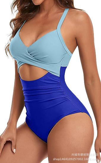 R&B | Hohler rückenfreier Bikini mit engen Trägern