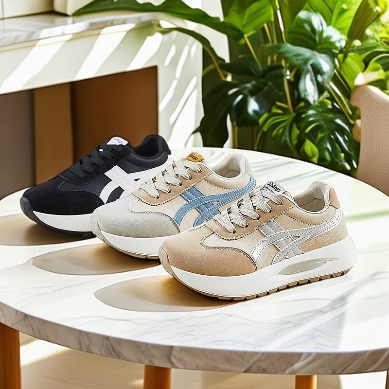 Damen Sportliche Sneaker mit atmungsaktiver Oberflächenstruktur und komfortabler Dämpfung R&B