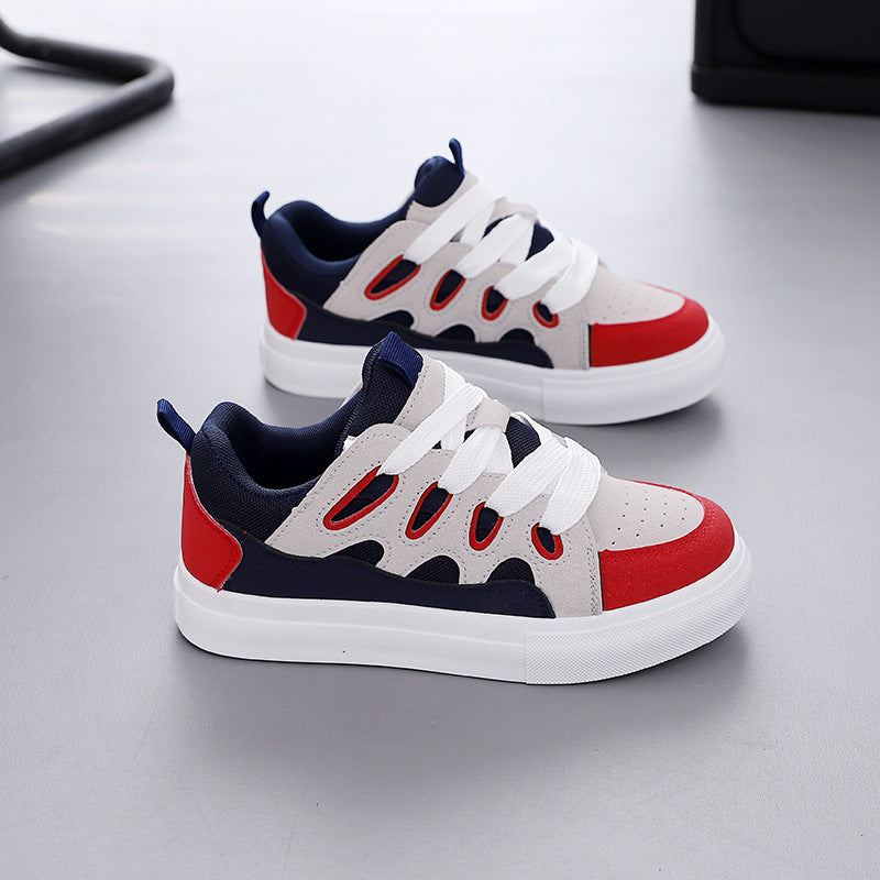 Damen modische Sneakers mit elastischen Schnürsystem und atmungsaktiver Oberfläche R&B