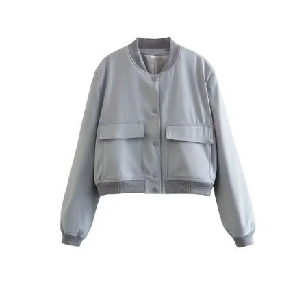Damen kurze Utility-Jacke R&B