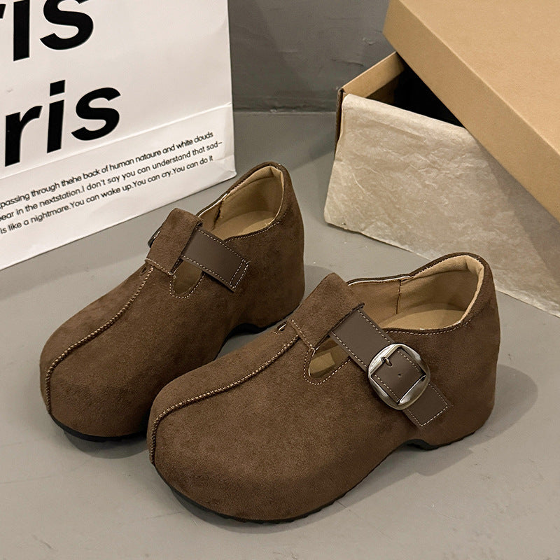 Damen Clogs mit modischem Riemen und bequemer Innensohle R&B