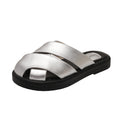 Damen Komfortable Metallische Slides R&B