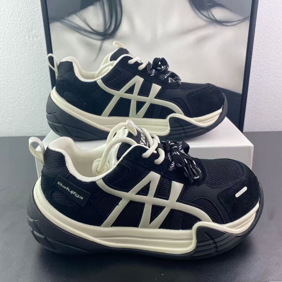 Damen Sportliche Running Sneakers R&B