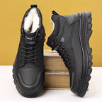 Damen Warm gefütterte Winterstiefel mit rutschfester Sohle