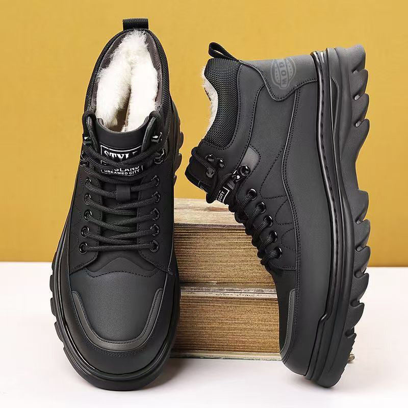 Damen Warm gefütterte Winterstiefel mit rutschfester Sohle