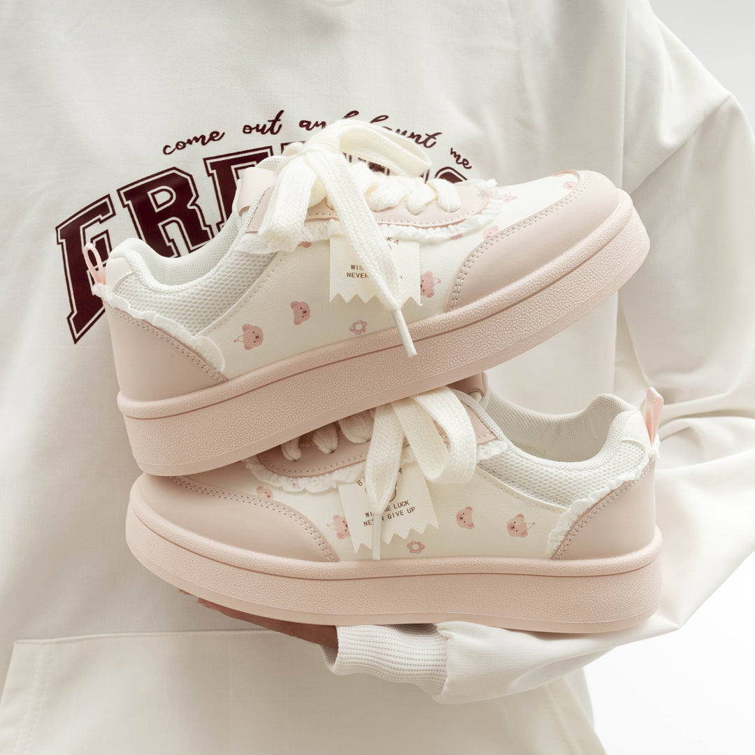 Damen Sneakers mit fröhlichem Tiermotiv und bequemem Innenfutter R&B