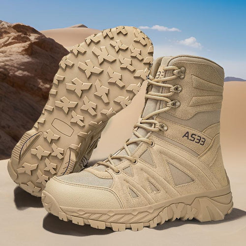 Herren Hochwertige und robuste militärische Wanderschuhe R&B