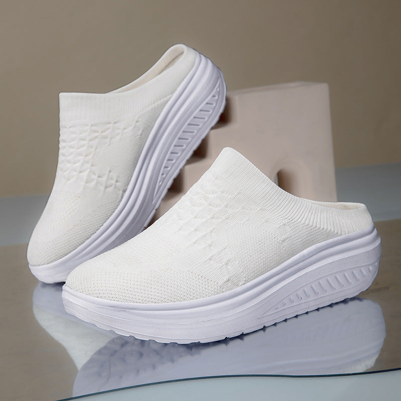Damen Komfortable Slip-On Clogs mit atmungsaktivem Obermaterial
