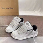 Damen Sportliche Sneakers mit atmungsaktivem Obermaterial und griffiger Sohle